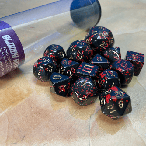 DCC - RPG - DICE SET BLOODY KITH HORDE